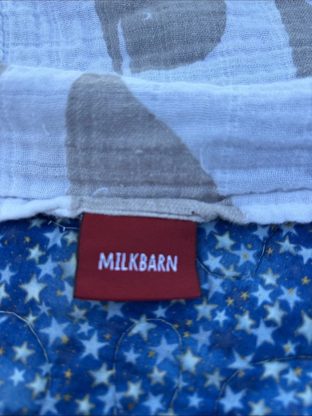 Milkbarn  whale burp cloth